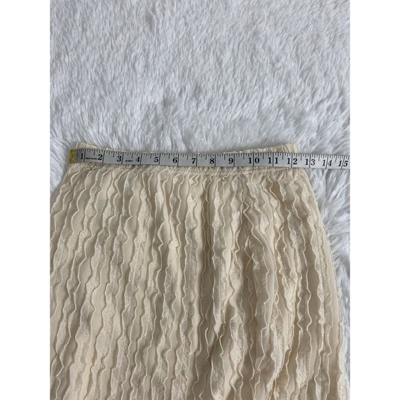 Shein Womens 2 Piece Set Mini Skirt Tank Top Beige Size S Sleeveless Outfit - Picture 3 of 13